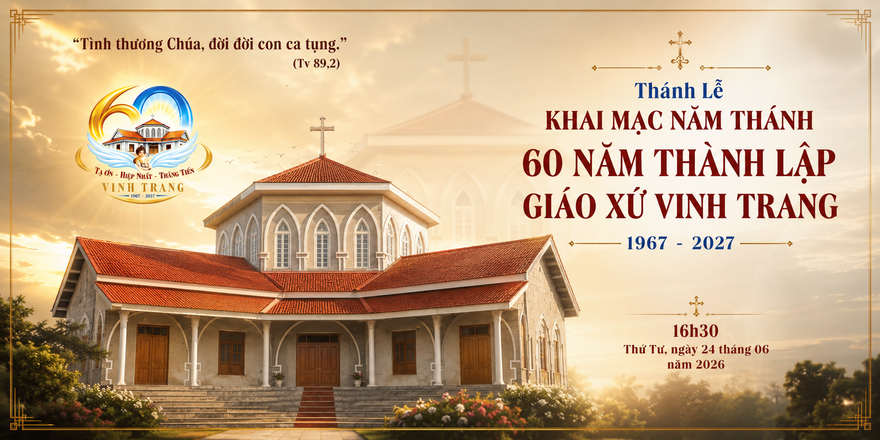 TRỰC TIẾP: Thánh lễ Khai Mạc Năm Thánh – 60 Năm Thành Lập Giáo Xứ Vinh Trang - Ảnh 9