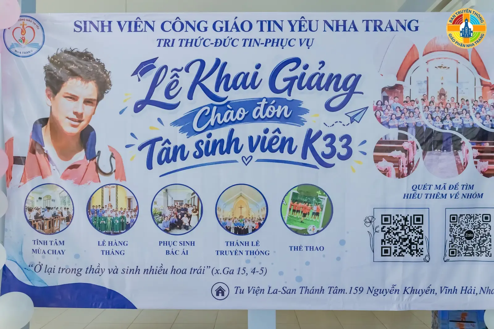 Hình ảnh và Ý Chính Bài Giảng trong Thánh Lễ Chào Đón Tân Sinh Viên K33 - Sinh Viên Công Giáo Tin Yêu Nha Trang - Ảnh 2
