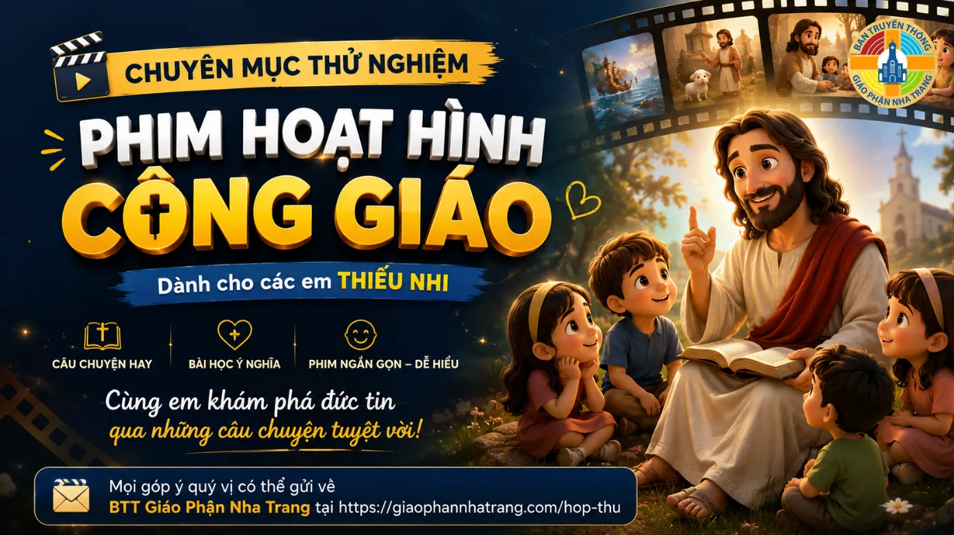 Giáo Phận Nha Trang Ra Mắt Chuyên Mục Phim Hoạt Hình Công Giáo Đồng Hành Cùng Thiếu Nhi Khám Phá Đức Tin