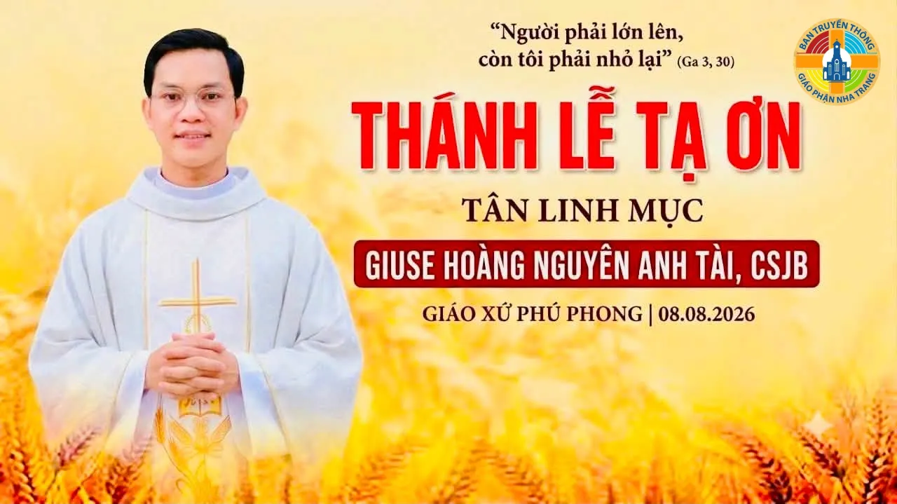 Giáo xứ Phú Phong Tạ Ơn Và Chúc Mừng Tân Linh Mục Giuse Hoàng Nguyễn Anh Tài