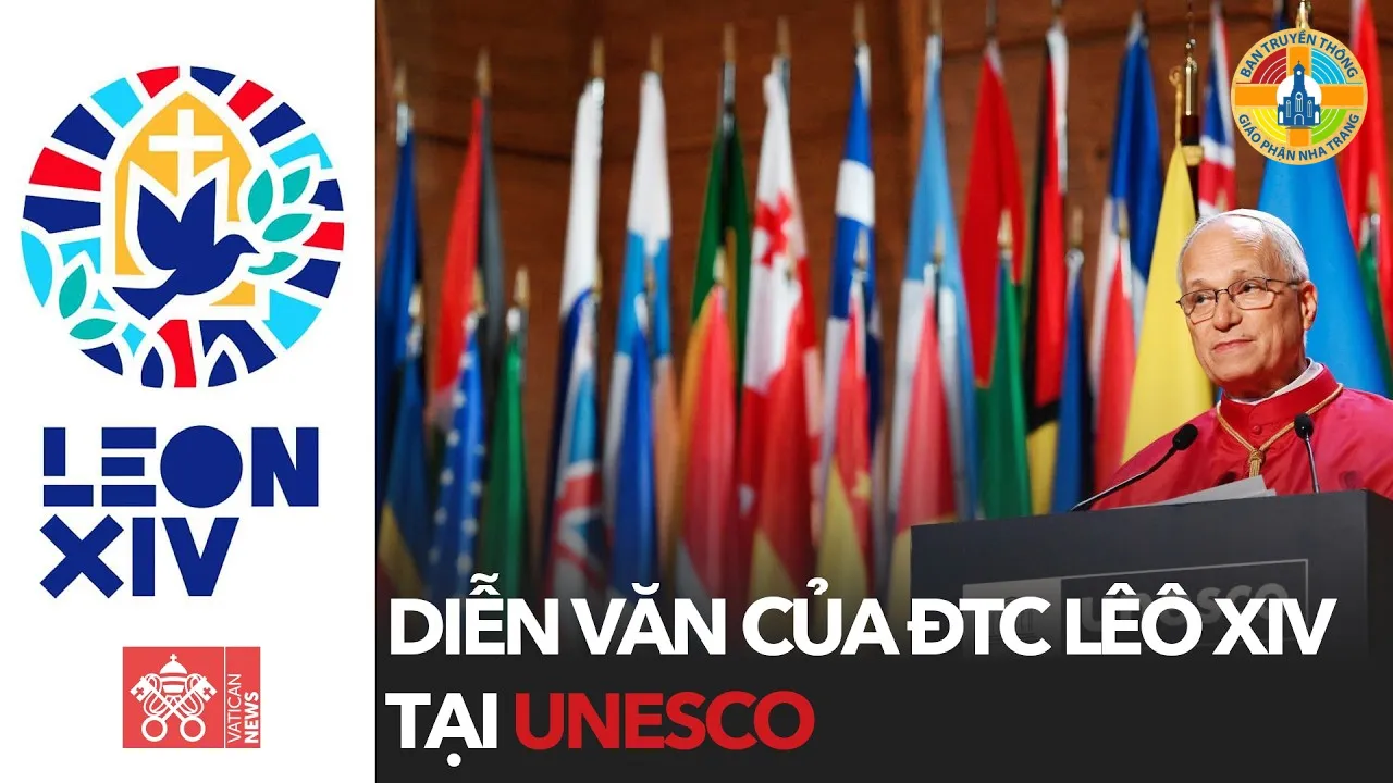 Tông du Pháp (25/9): Đức Thánh Cha Lêô XIV tại UNESCO - Xây dựng hòa bình từ phẩm giá con người